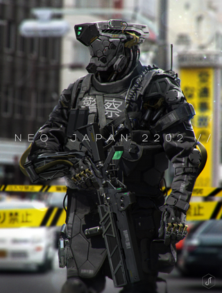 Illustration for article titled Japan In 2202 Looks Exactly Like You'd Expect